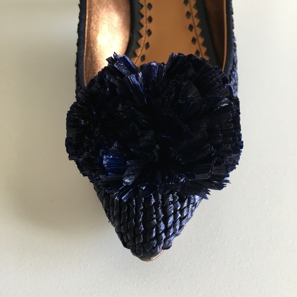 Prada Rafia Ricamo Blue - Picture 5 of 8